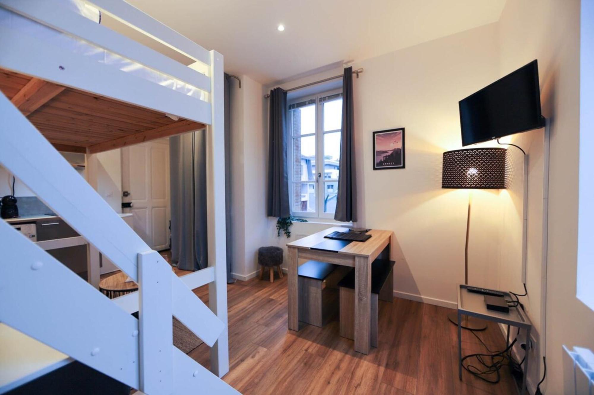 Le Petit Plus - Studio Confortable Avec Parking Apartamento Annecy Exterior foto